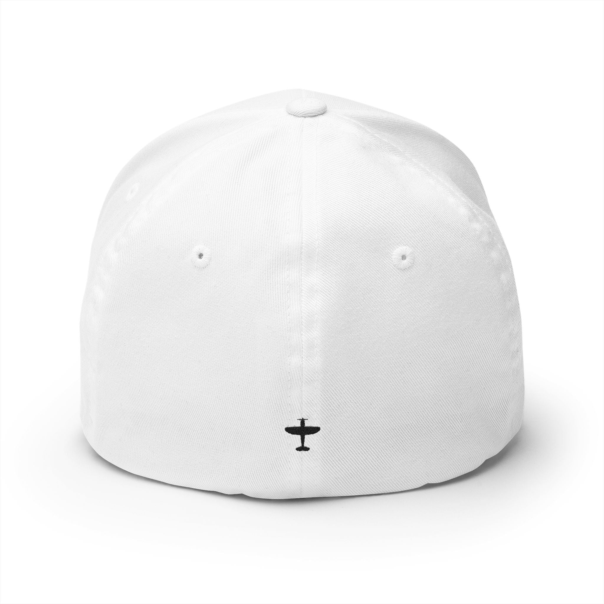 P-47 Thunderbolt Embroidered Cap – Vintage Airplane Hat - Black Logo