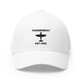P-47 Thunderbolt Embroidered Cap – Vintage Airplane Hat - Black Logo