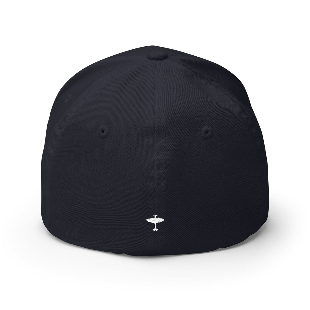 Spitfire Embroidered Cap – Vintage Airplane Hat - White Logo