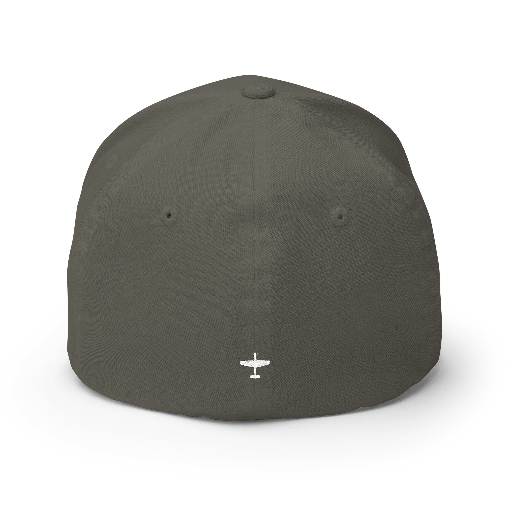 P-51 Mustang Embroidered Cap – Vintage Airplane Hat - White Logo