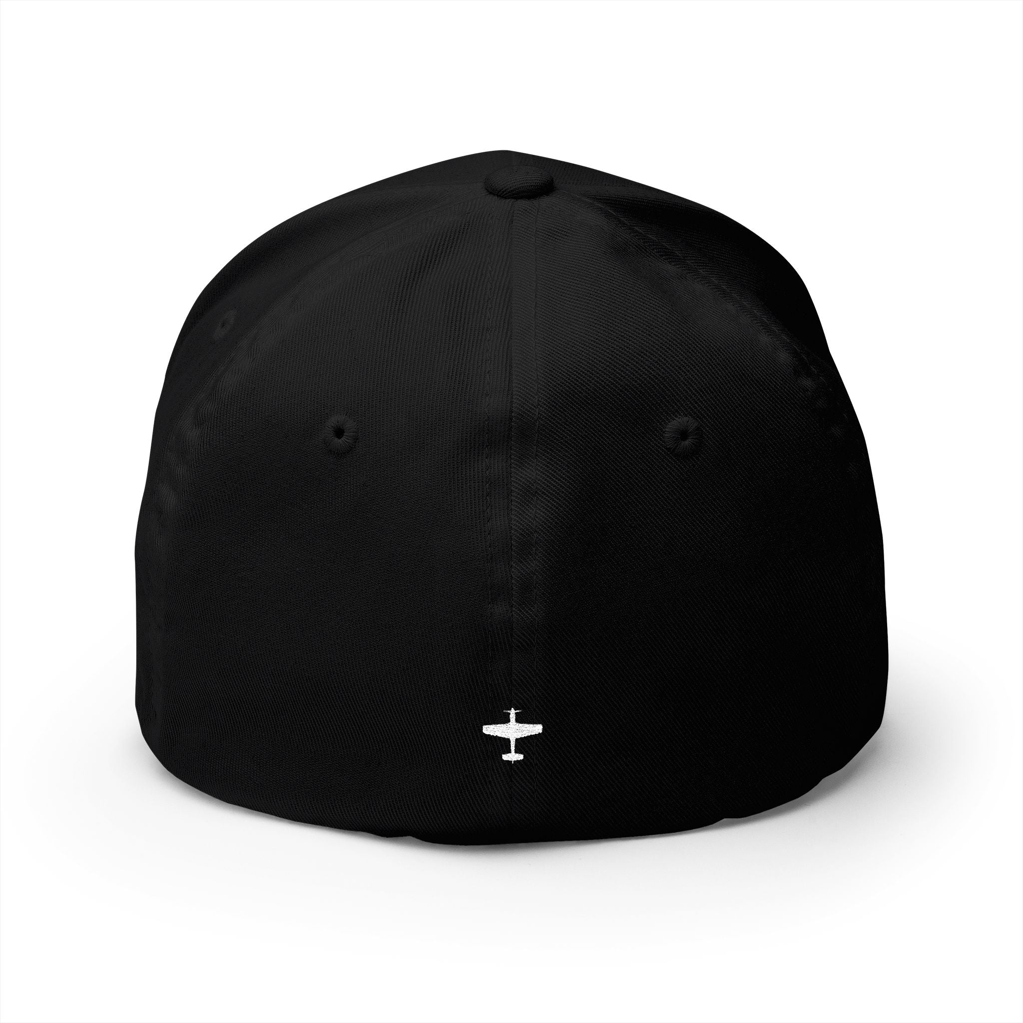 P-51 Mustang Embroidered Cap – Vintage Airplane Hat - White Logo
